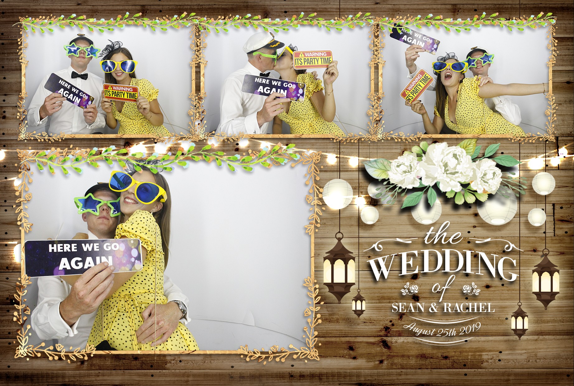 Sam & Rachel's Wedding | View more photos from the event at gallery.myphotoboothexperience.co.uk/u/MyPhotoBoothExperienceLtd/Sam-Rachels-Wedding